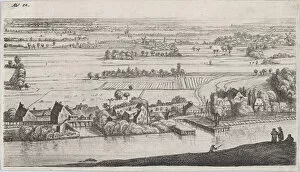 Drypoint Collection: Village on a River, 17th century. Creator: Jan Ruischer