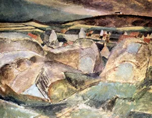 Village among the Rocks, 1910. Artist: Henri Victor Gabriel Le Fauconnier