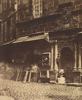 Brittany France Gallery: [Village Scene, Brittany], ca. 1854. Creator: Louis-Remy Robert