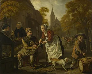 Victors Prints: A Village Scene with a Cobbler, c. 1650. Artist: Victors, Jan (1619-after 1676)