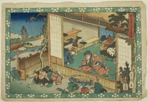 The Village School Scene (Terakoya), from the series 'Sugawara's Secrets... c The Village School Scene (Terakoya), from the series 'Sugawara's Secrets... c