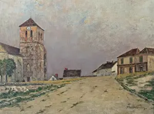 Plein Air Prints: Village de Seine-et-Marne, c1890-1930. Creator: Ferdinand Jules Albert Gosselin
