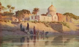 Villager Gallery: Village of Shinbab on the Lower Nile, c1880, (1904). Artist: Robert George Talbot Kelly