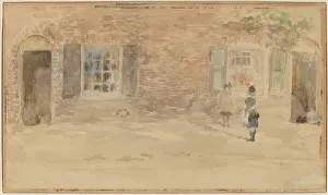 Whistler J Mcneill Prints: Village Shop, Chelsea, 1883/1884. Creator: James Abbott McNeill Whistler