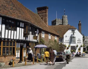 Strolling Prints: Village square, Chilham, Kent