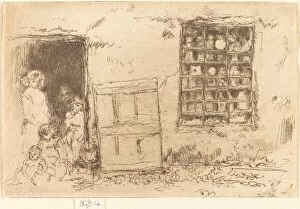 Shop Gallery: The Village Sweet-Shop, 1887. Creator: James Abbott McNeill Whistler