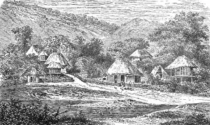 Huts Prints: Village in the Szill Valley; A Visit to the Danubian Principalities