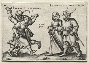 1500 1550 Prints: The Village Wedding: Jacob Hewmon / Lawrencius Augstmon