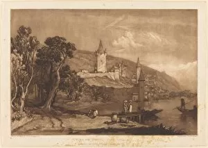 Steeple Collection: Ville de Thun, published 1816. Creator: JMW Turner