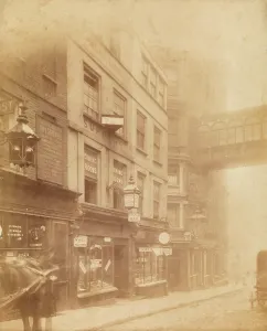 Streetlighting Prints: Villiers Street, Strand: the north-east part