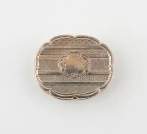 Silverware Collection: Vinaigrette, Birmingham, c. 1856 / 57. Creator: Edward Smith