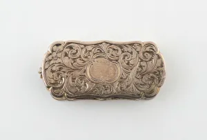 Silverware Collection: Vinaigrette, Birmingham, c. 1860 / 61. Creator: Edward Smith