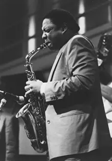 Vincent Prints: Vincent Herring, Jazz Cafe, London, 1991. Creator: Brian Foskett