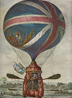 Vincenzo Prints: Vincent Lunardis Second Balloon: (May 3, 1785), 1937