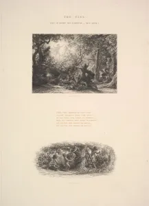 Ladder Prints: The Vine, or Plumpy Bacchus, 1880. Creator: Samuel Palmer