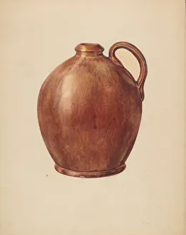 Francis Law Durand Prints: Vinegar Jug, c. 1939. Creator: Francis Law Durand
