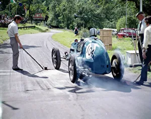 Start Prints: A vintage car at Prescott race track, Gloucestershire