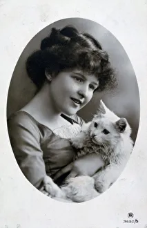 Vintage French postcard, c1900