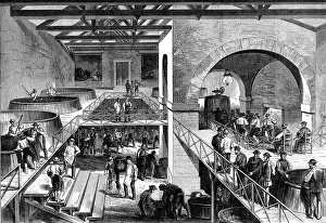 Making Prints: The Vintage of Médoc: cuvier or pressing-house at Chateau d'Estournel