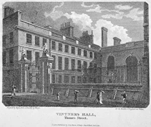Livery Company Prints: Vintners Hall, Upper Thames Street, City of London, 1812