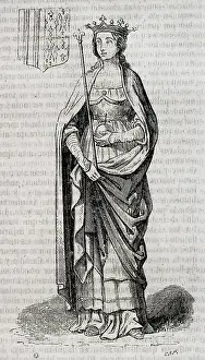 Sceptre Prints: Violant of Bar, (c1365-1431), Queen consort of Aragon by marriage
