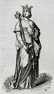 Sceptre Prints: Violant of Hungary, (1215-1251)