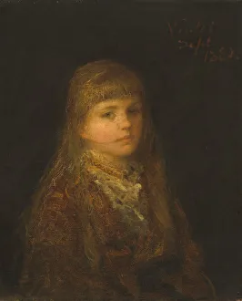Fuller George Prints: Violet, 1882. Creator: George Fuller