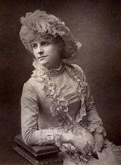 Violet Cameron, British actress, 1882. Artist: London Stereoscopic & Photographic Co