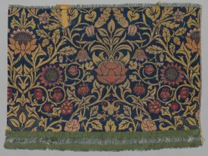 Walthamstow Prints: Violet and Columbine, 1883. Creator: William Morris (British, 1834-1896)