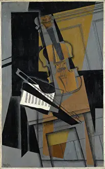 Juan Prints: The Violin, 1916. Creator: Juan Gris