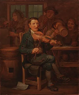 Aleksander Lauréus Prints: The Violinist, 1809. Creator: Alexander Lauréus