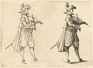 Violinist Gallery: Violinist, c. 1617. Creator: Jacques Callot