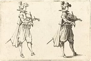 Violinist Gallery: Violinist, c. 1622. Creator: Jacques Callot