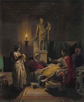 Vergilius Prints: Virgil reading from the Aeneid, 1864. Creator: Ingres