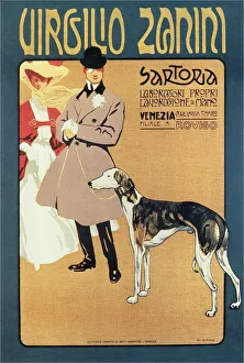 Virgilio Zanini Tailoring, 1900. Artist: Sormani, Gian Luciano (1867-1938) Virgilio Zanini Tailoring, 1900. Artist: Sormani, Gian Luciano (1867-1938)