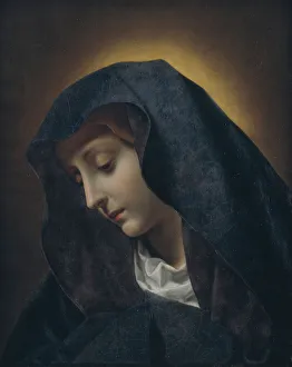 Iconography Prints: The Virgin, 1631-1686. Creator: Carlo Dolci