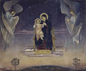 The Virgin, 1901. Artist: Vasnetsov, Viktor Mikhaylovich (1848-1926)