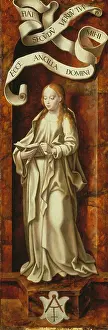 Document Prints: Virgin of the Annunciation, 1524. Creator: Joos van Cleve