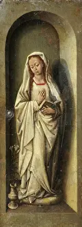 Annunciation Prints: Virgin of the Annunciation, c1485-1490. Creator: Bruges (?) Master