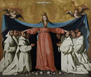 De 1598 1664 Prints: Virgin of the Carthusians, 1650-1660. Creator: Zurbaran, Francisco, de (1598-1664)