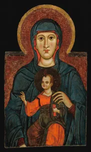 Painting And Sculpture Of Europe Gallery: Virgin and Child, About 1270. Creator: Unknown