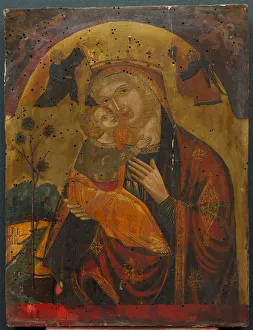 Dalmatian Prints: Virgin and Child, 1400s. Creator: Unknown