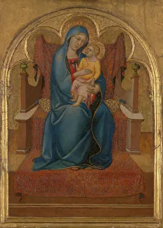 Sitting On Knee Prints: Virgin and Child, 1430-1460. Creator: Anon