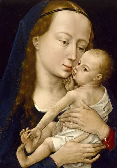 Weyden Prints: Virgin and Child, after 1454. Artist: Weyden, Rogier, van der (ca. 1399-1464)