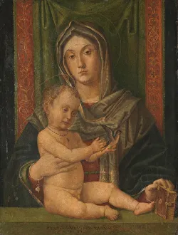 Bartolomeo Montagna Prints: Virgin and Child, 1490-1510. Creator: Workshop of Bartolommeo Montagna