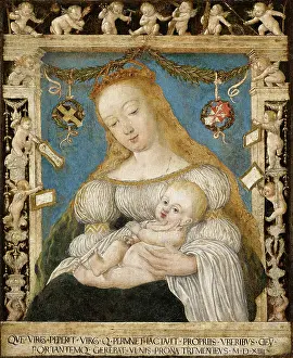 Devotion Prints: Virgin and Child, 1514. Creator: Ambrosius Holbein