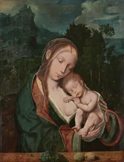 Devotion Prints: Virgin and Child, 1524. Creator: Master of the Mansi Magdalen