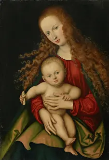Protection Prints: The Virgin and Child, 1529. Creator: Lucas Cranach the Elder
