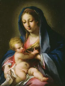 Maratti Carlo Prints: Virgin and Child, 1645-1713. Creator: Follower of Carlo Maratti