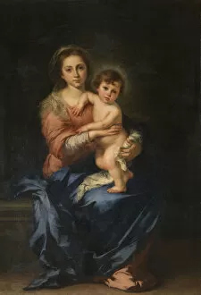 The Virgin and Child, 1650. Creator: Murillo, Bartolome Esteban (1617-1682)